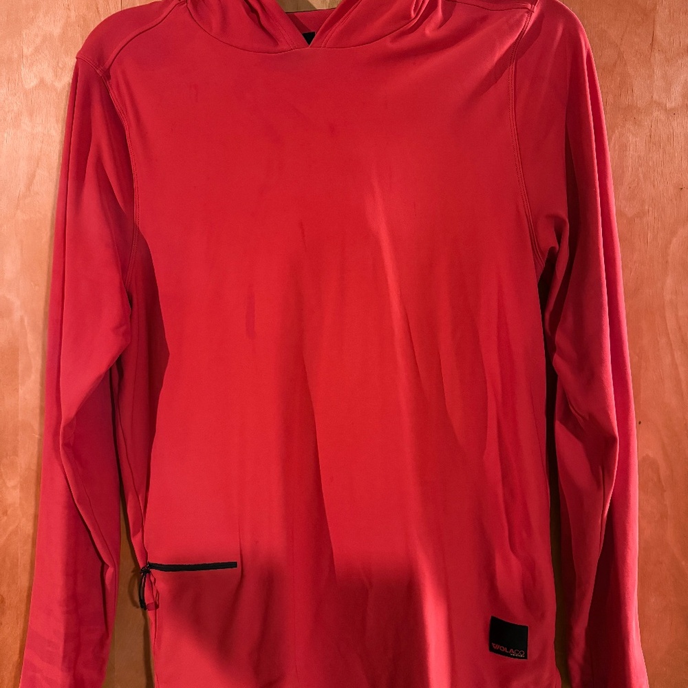 Wolaco Way of Life Athletic Co. High Line Hood Flat Iron Red Men Medium